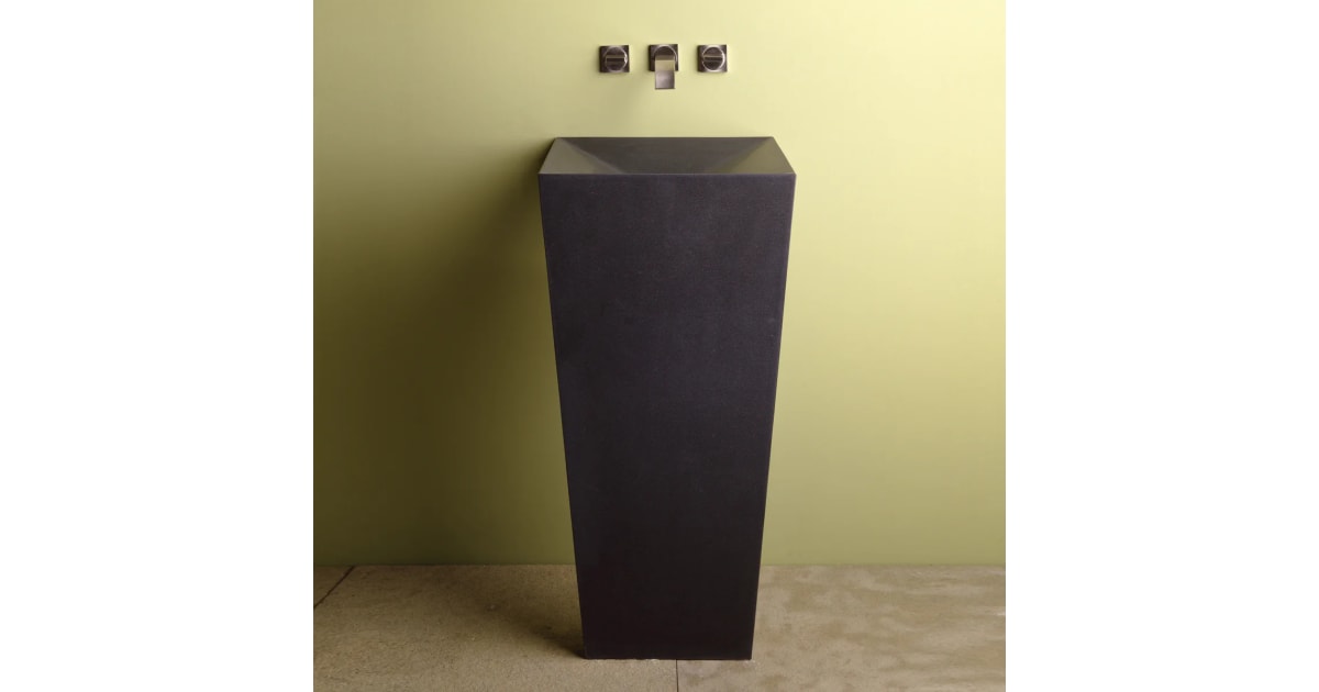 Stone Forest C61 HONE BL Zero Pedestal Sink