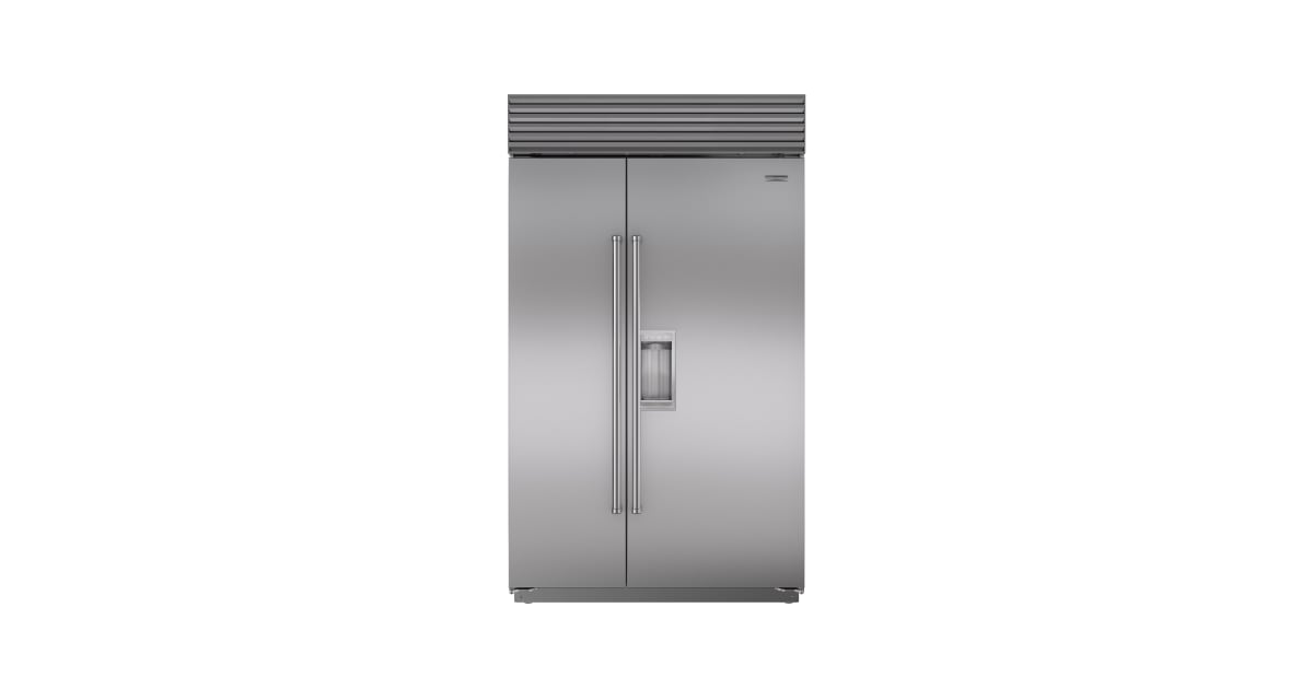 Sub zero fridge side by side top