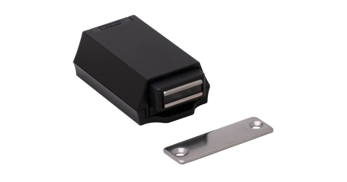 Sugatsune ml zn80 bl 3 7 16 long zinc magnetic cabinet push latch for