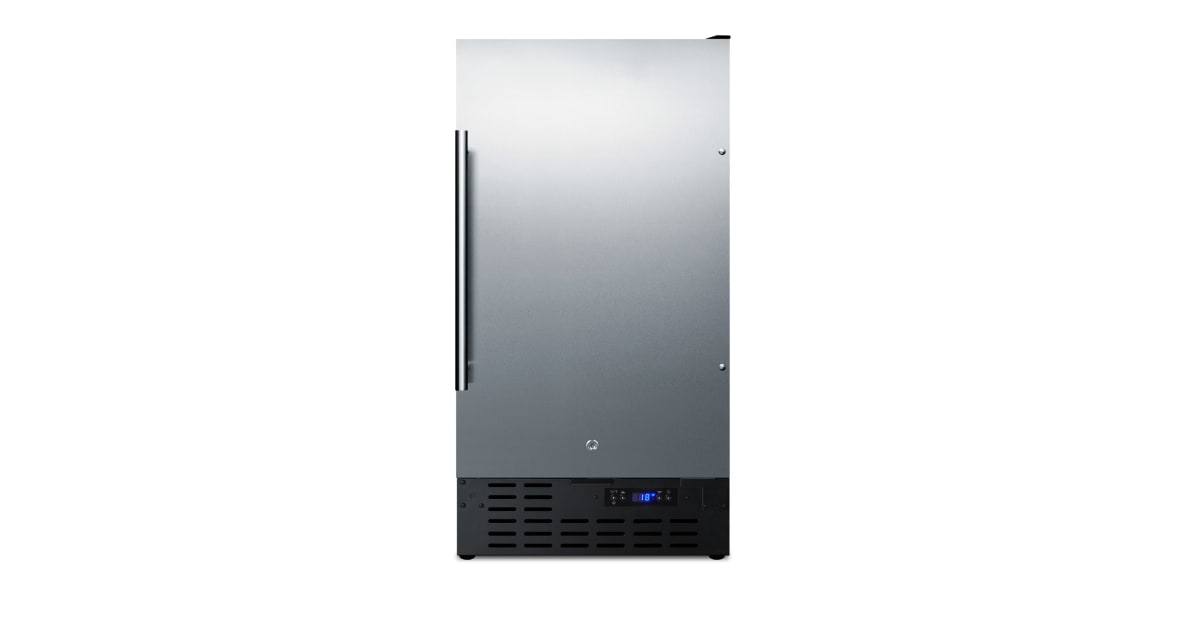 Summit BIM18SS 18 Inch Wide 8 Lbs. Capacity Built-In, Free Standing ...