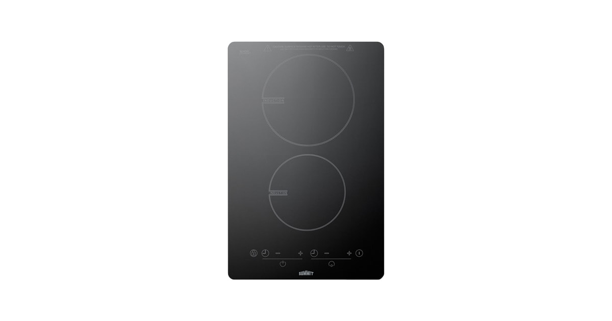 Summit Appliance 13.38 in. W Built-In Induction Modular Cooktop in
