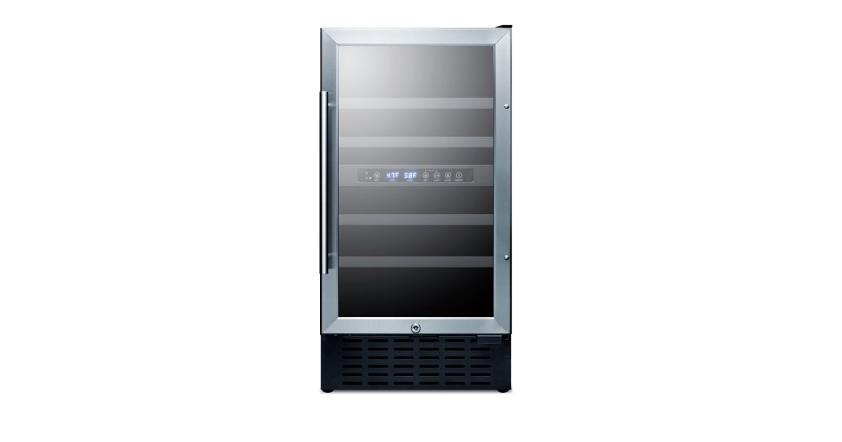 Summit 18 inch wine cooler sales