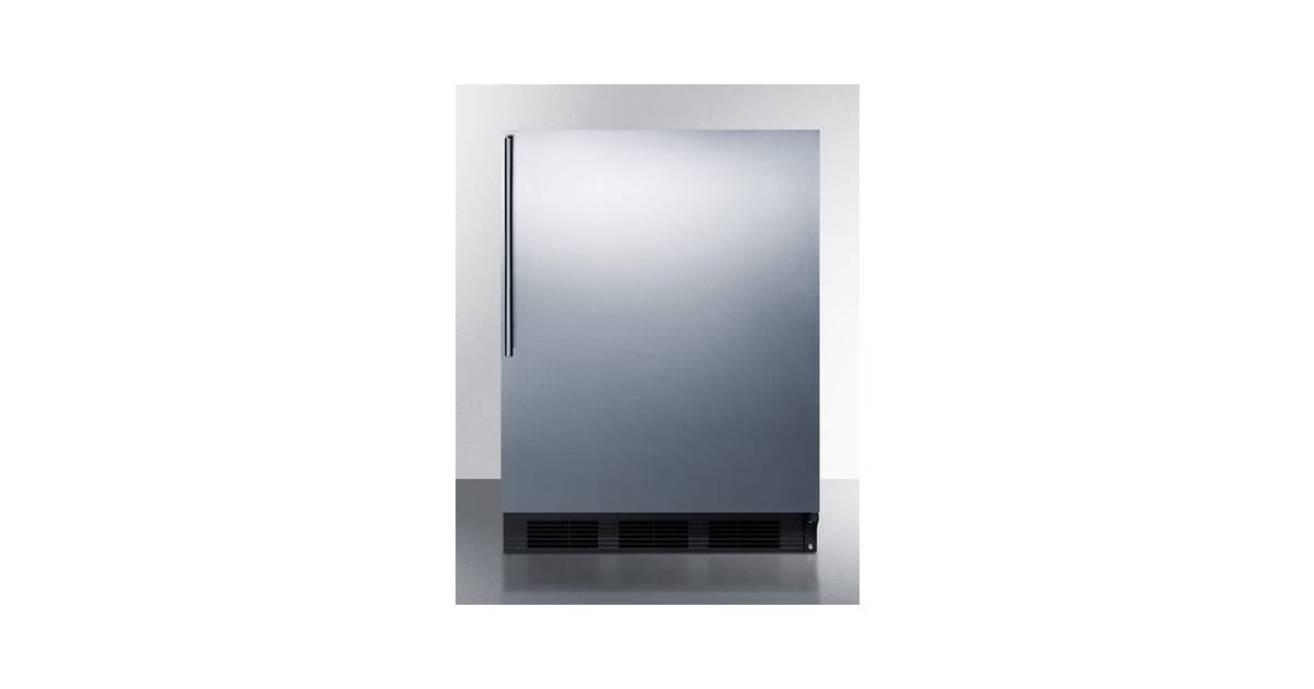 Summit CT663BKBISSHVADA 24" Wide BuiltIn ADA Refrigerator