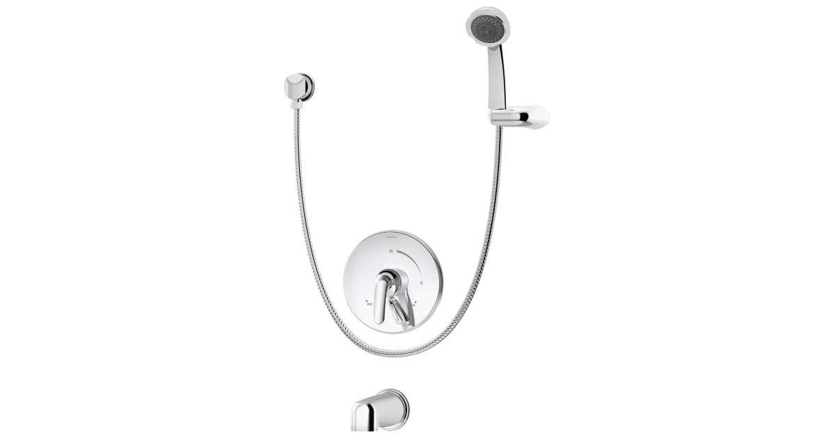 Symmons S5504 Elm Tub and Shower Trim Package with Multi