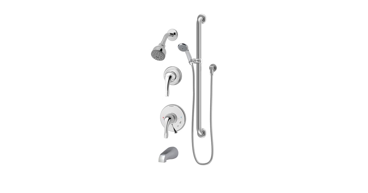 Symmons S9606PLR Origins Tub and Shower Trim Package