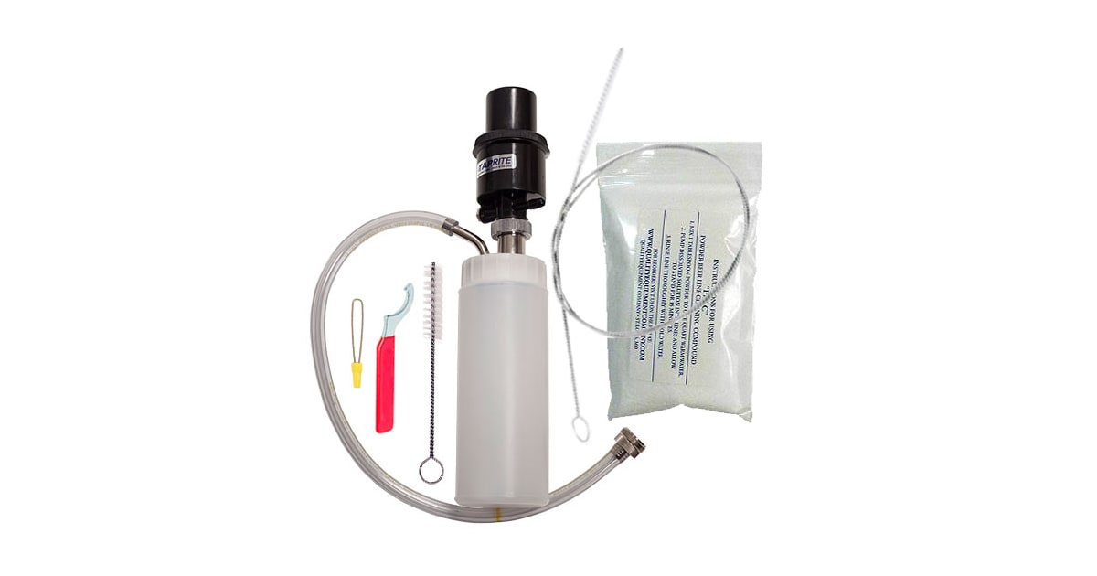 TapRite 1842 1 Quart Kegerator Cleaning Kit with Pump