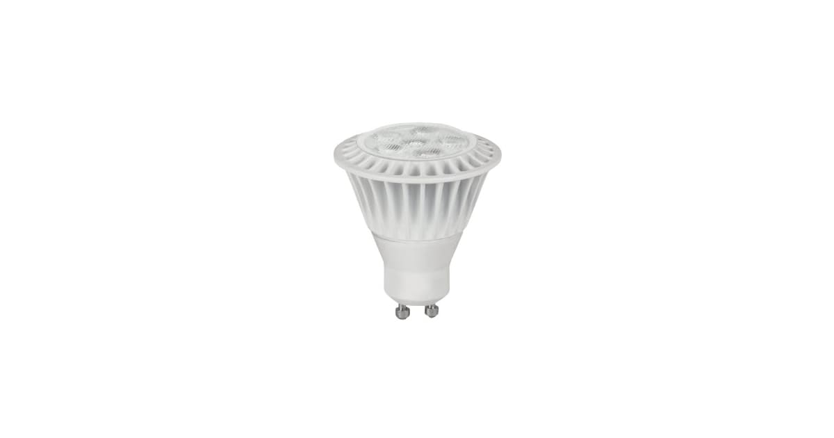 TCP LED7MR16GU1030KFL Single 7 Watt Clear Dimmable MR16 Build