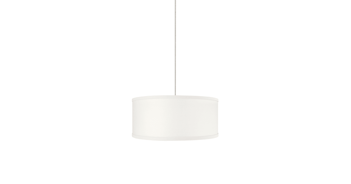 Tech Lighting 700FJMULWZ FreeJack Mini Mulberry White Round Fabric ...