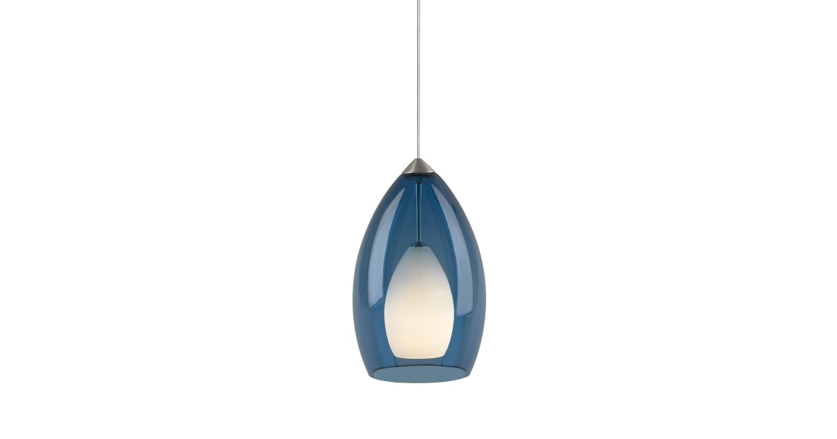 Tech Lighting 700MOFIRUC MonoRail Fire Translucent Steel Blue Murano ...