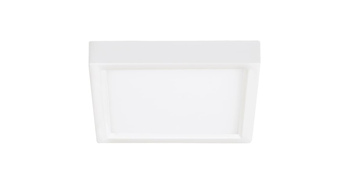 Tech Lighting 700FMLTSS6WLED930 6 Inch Square Lotus Flush