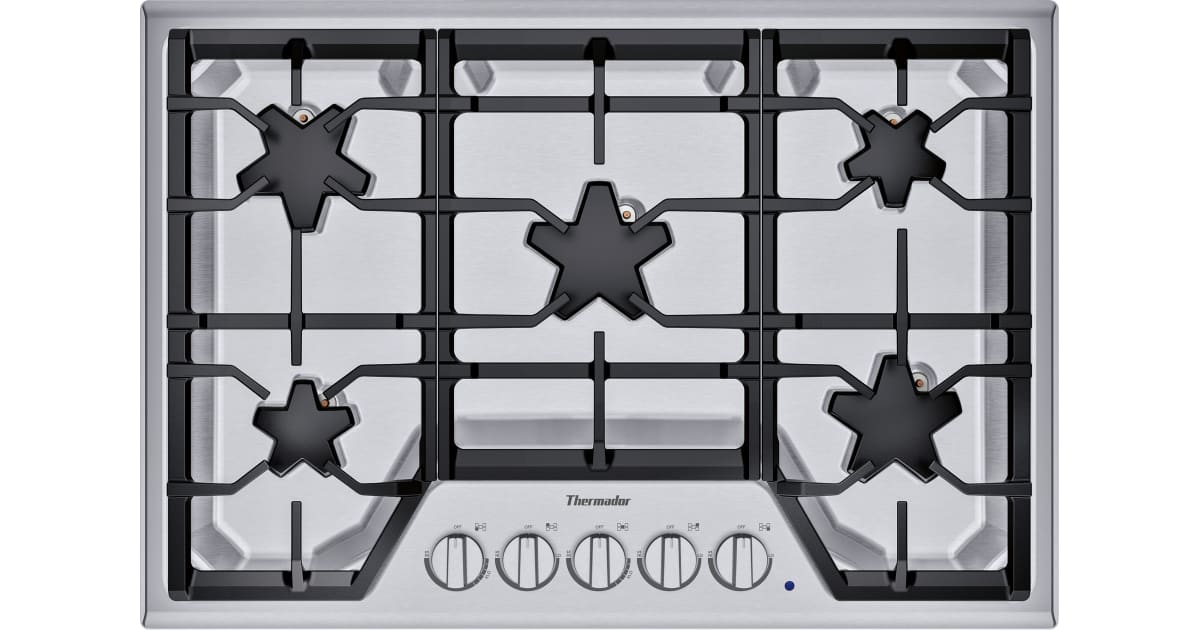 Thermador SGSX305TS Masterpiece® 30 Inch Wide 5 Burner Gas