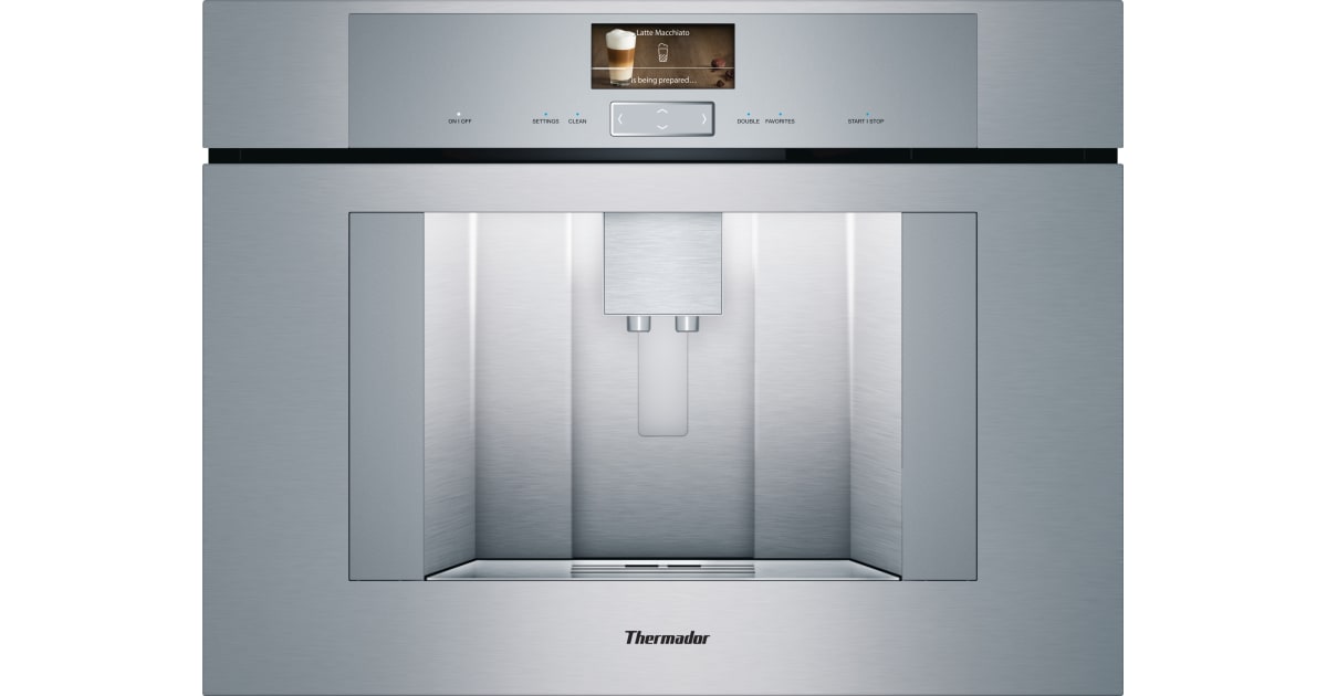 Thermador TCM24PS 24 Inch Wide Builtin Plumbed Coffee