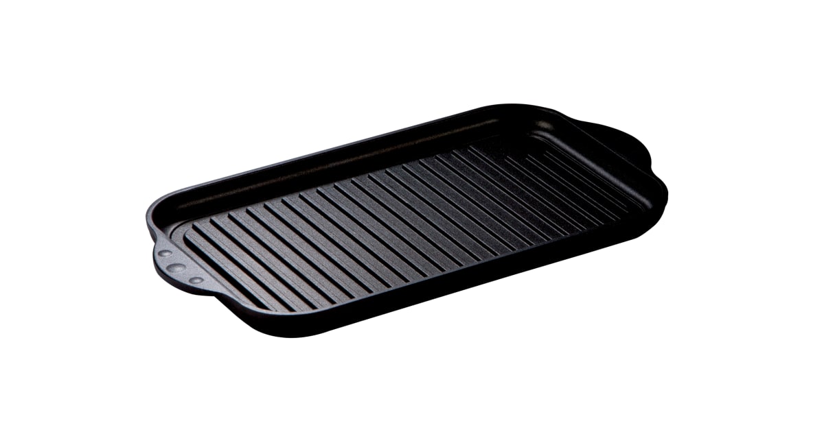 Fisher & Paykel Cast Iron Flat Griddle Plate Gas Black GPRG12