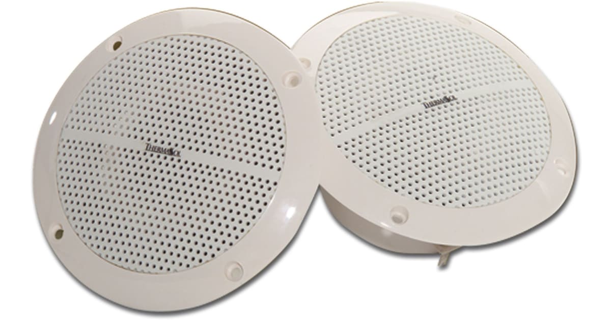 ThermaSol HOMSPKWHT Steam Shower Speakers Includes 2
