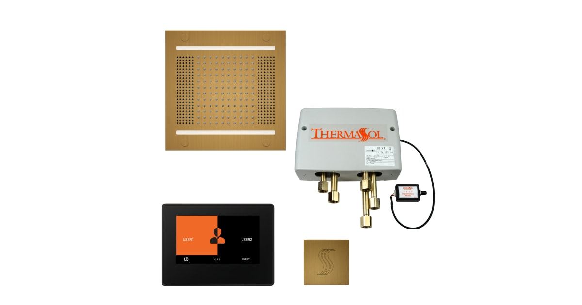 ThermaSol TWPH147SAB Hydrovive Steam Shower Kit