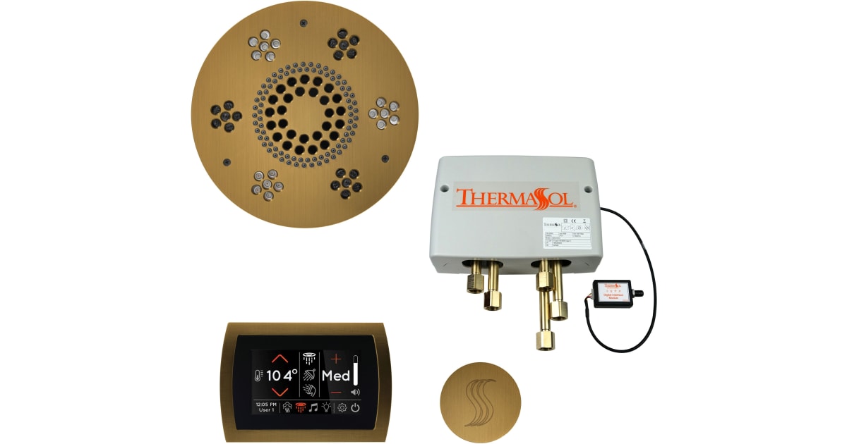 ThermaSol TWPSURAB SignaTouch Steam Shower Kit Includes