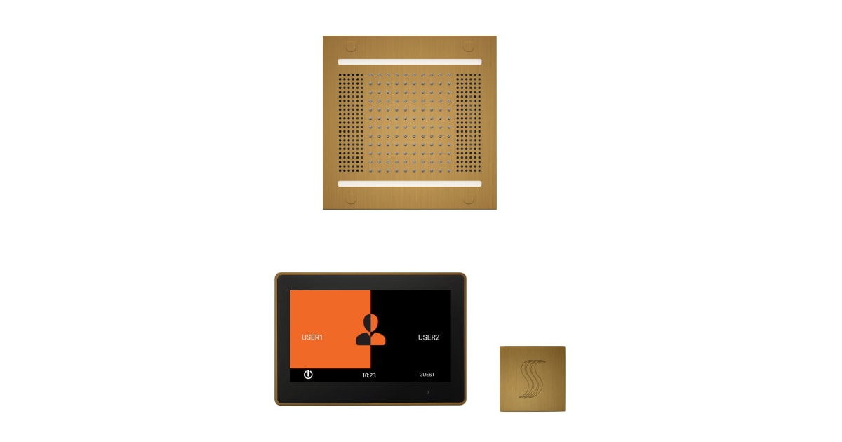 ThermaSol WH14STP10SAB Hydrovive Steam Shower Kit