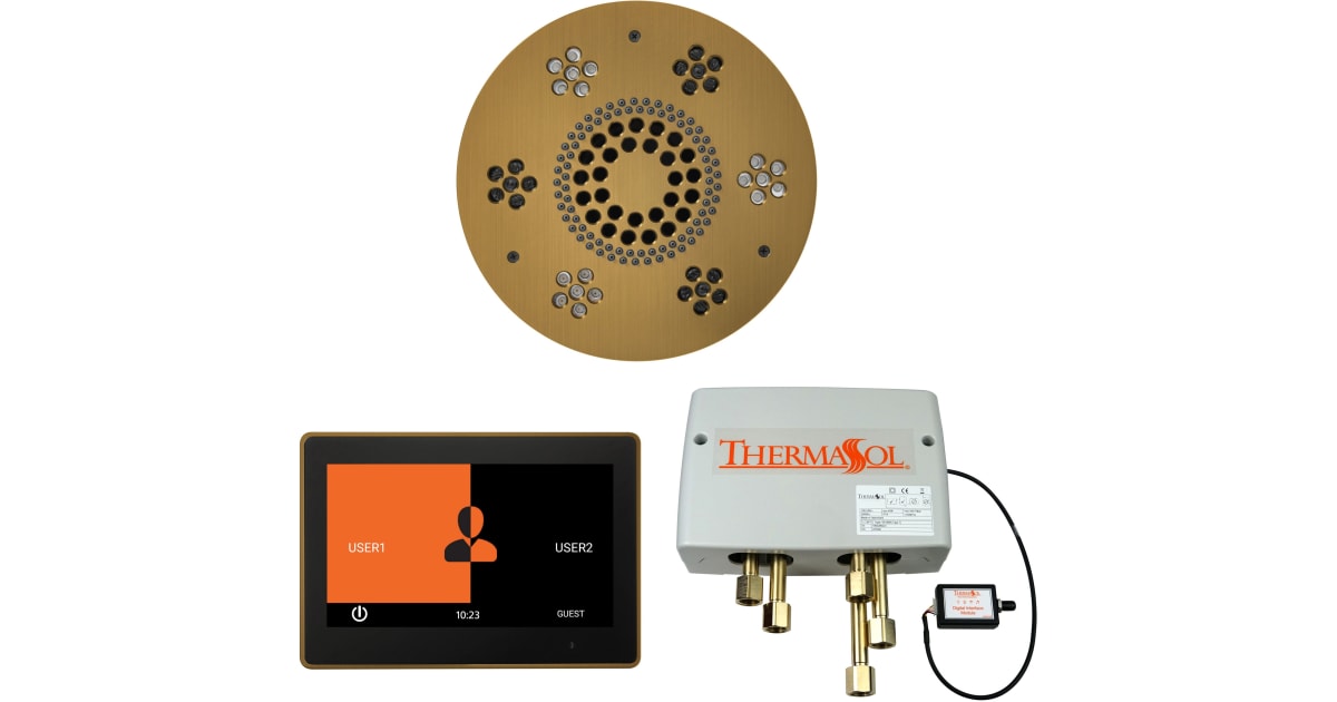 ThermaSol WSP10RAB ThermaTouch Steam Shower Kit