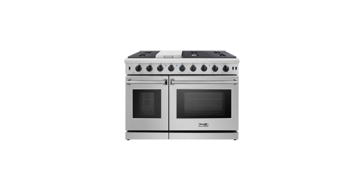Thor Kitchen LRG4807U 48" Professional Gas Range