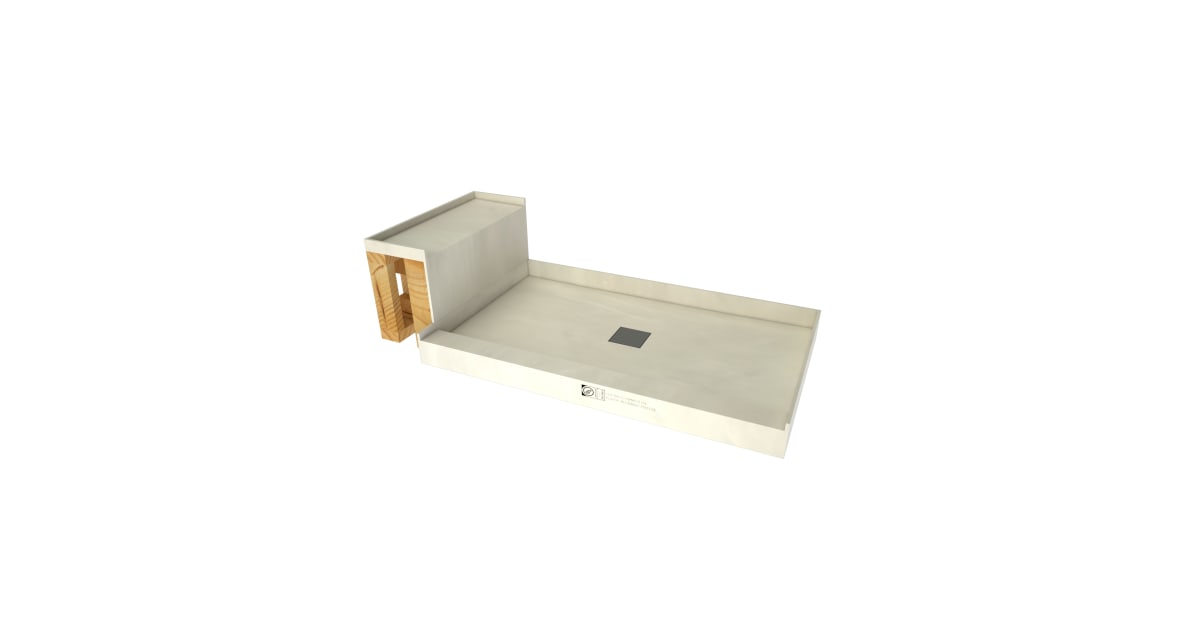 Tile Redi WD3460C RB34 KIT Base N Bench 72 X 34 Three Build