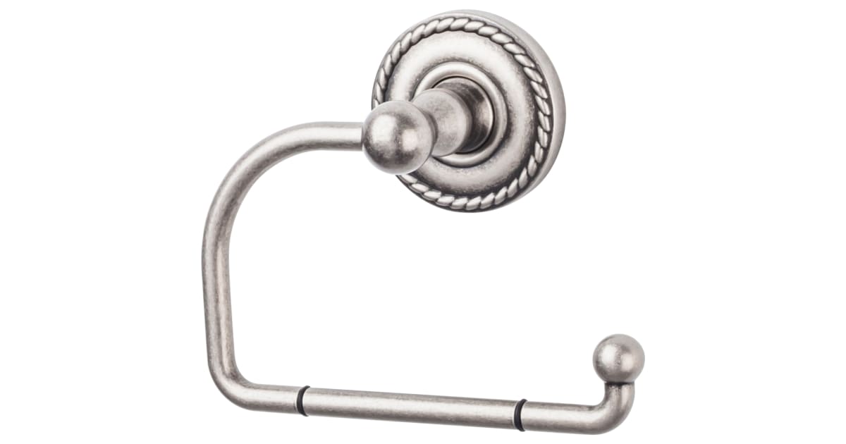 Top Knobs ED4APF Edwardian Bath Tissue Hook Rope Backplate