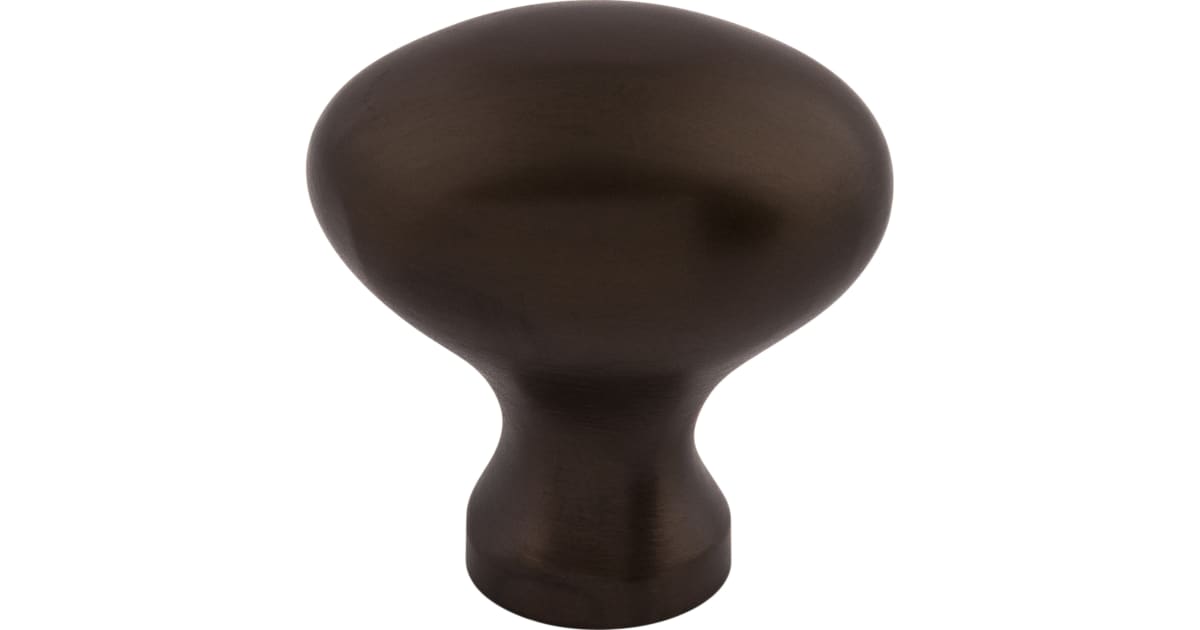Top Knobs M750 Egg 11/4 Inch Oval Knob from the