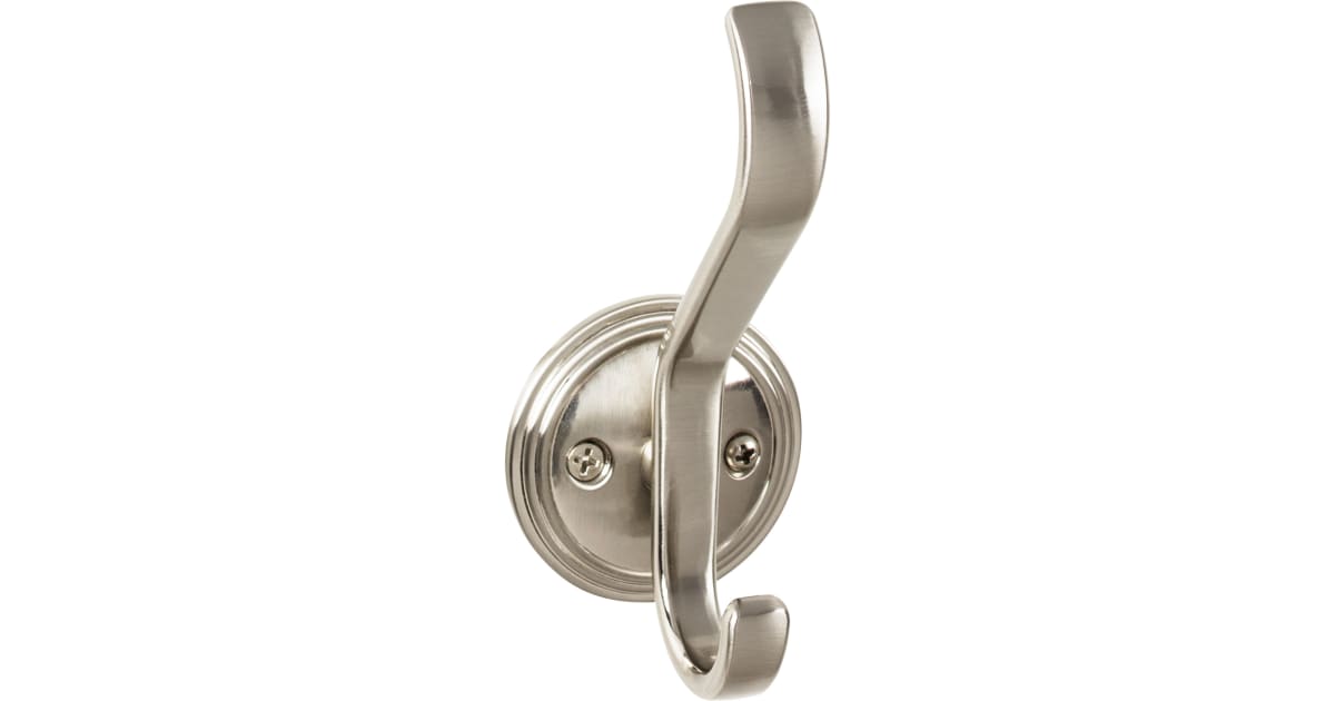 Top Knobs TK1062BSN Hooks Double Robe Hook
