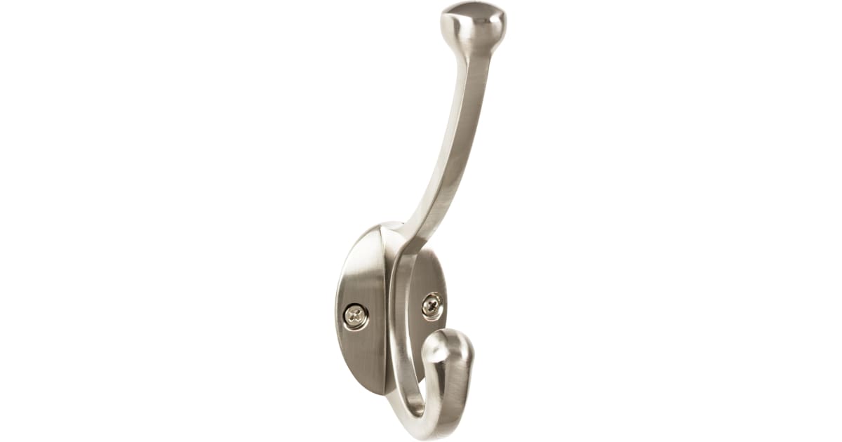 Top Knobs TK1064BSN Hooks Double Robe Hook