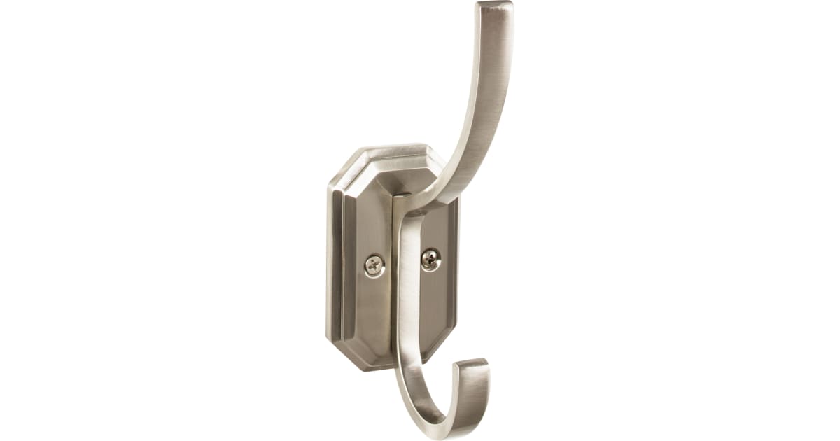 Top Knobs TK1065BSN Hooks Double Robe Hook