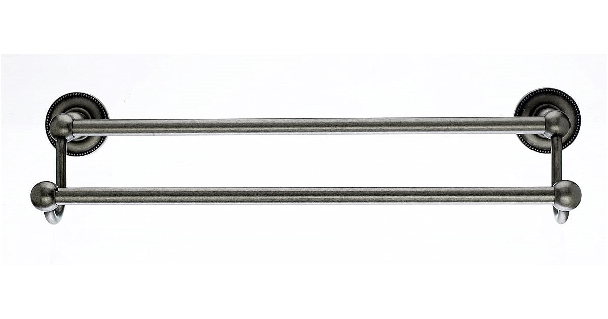 Top Knobs ED11AP Edwardian Bath 30 Inch Double Towel Bar
