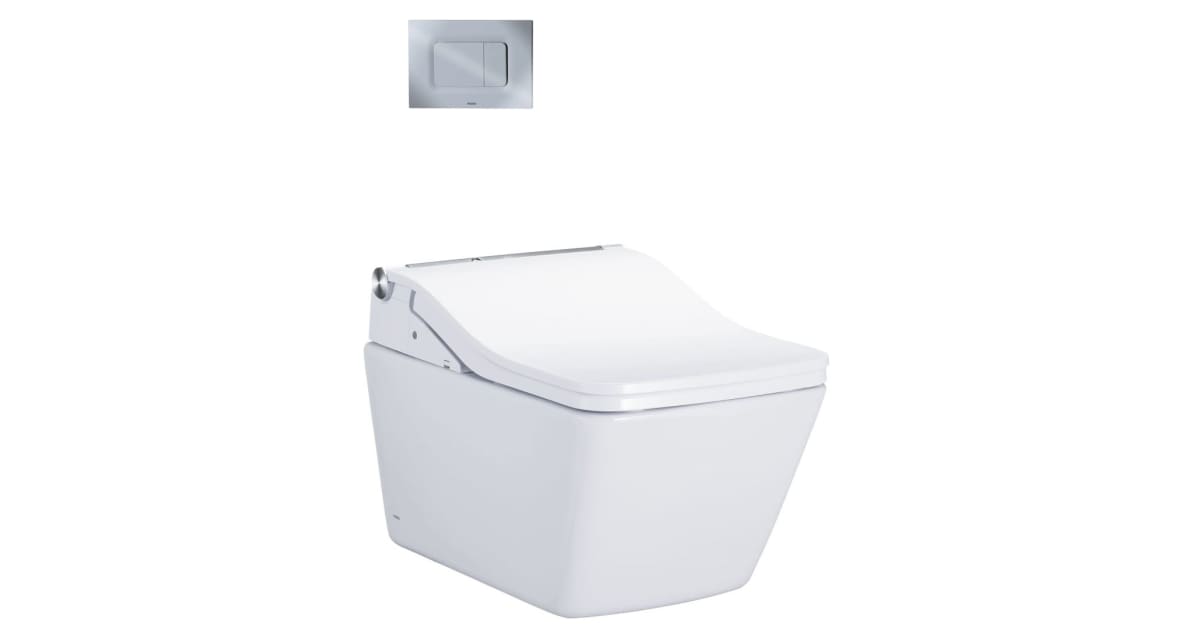 toto TOTO CT449CFG#01 SP Square Shape Wall Hung Bowl, Cotton