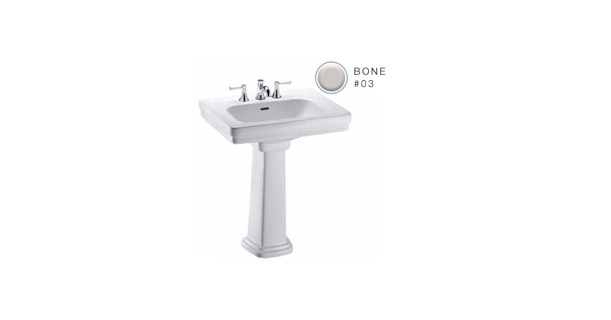 toto promenade pedestal bathroom sink with deep bowl