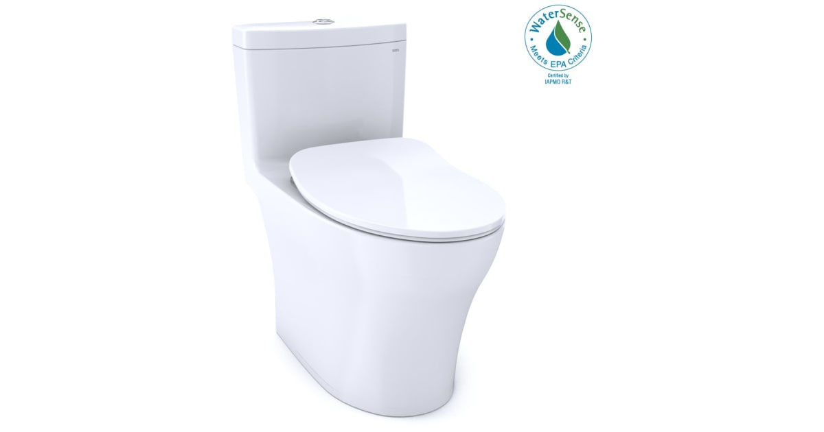 TOTO MS646234CEMFGN#01 Aquia IV 0.9 / 1.28 GPF Dual Flush One Piece ...