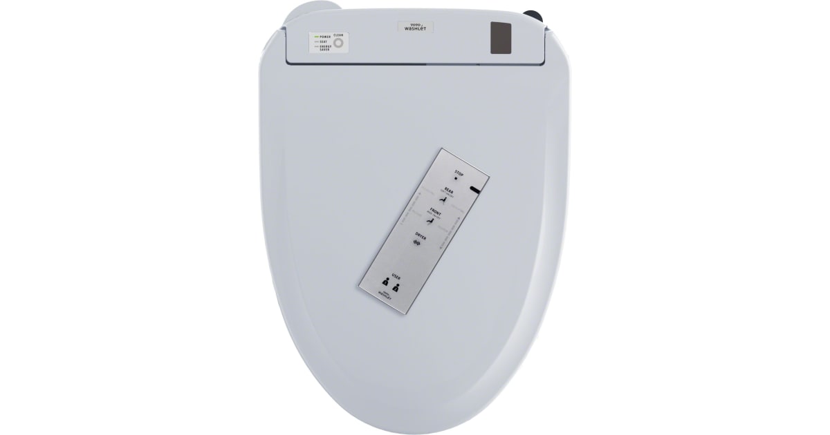TOTO SW574T20#01 Washlet+ S300E Elongated Soft Close Bidet Seat with ...