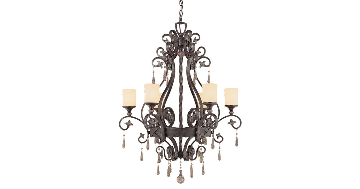 Tracy Porter by Savoy House 1-700-6-52 LQ-5609D Six Light Up Lighting ...