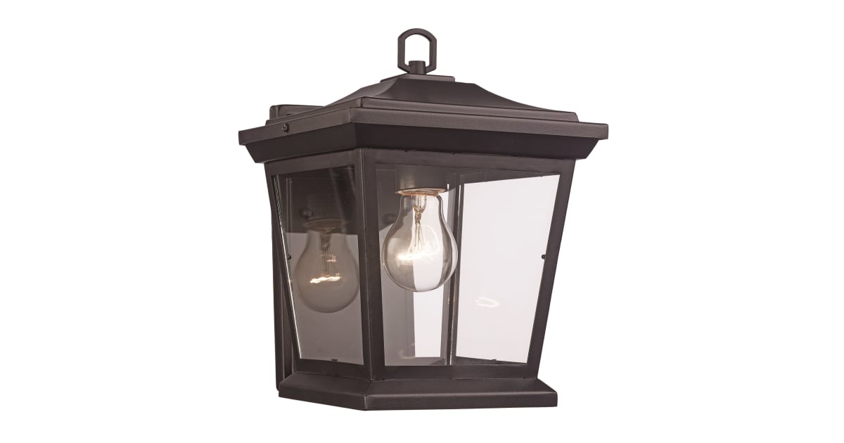 Trans Globe Lighting 50770 BK Turlock 15" Tall Outdoor