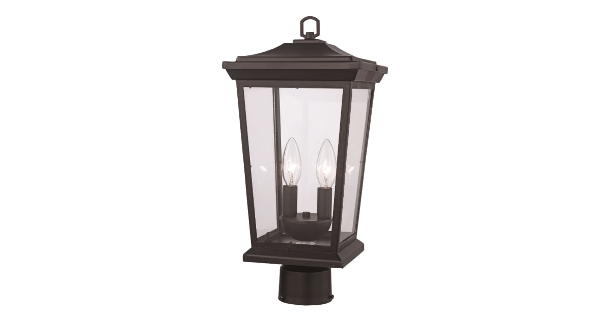 Trans Globe Lighting 50777 BK Turlock 2 Light 12" Tall