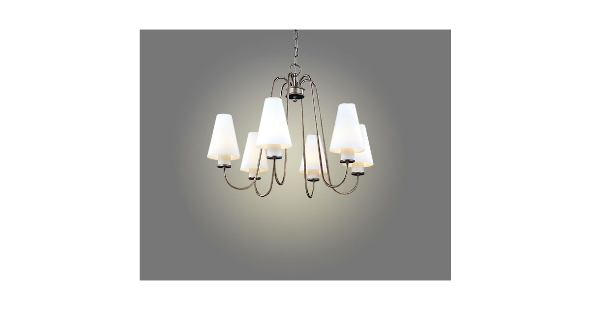 Troy Lighting F1046PT Contemporary / Modern Six Light Up Lighting