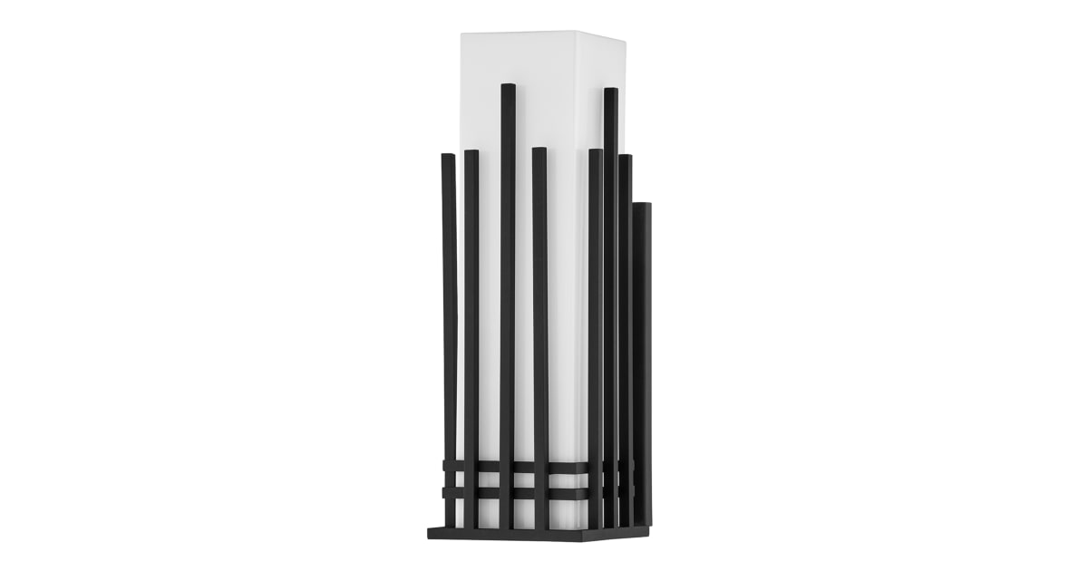 Troy Lighting B5413-TBK San Mateo 3 Light 18" Tall Outdoor Wall Sconce ...