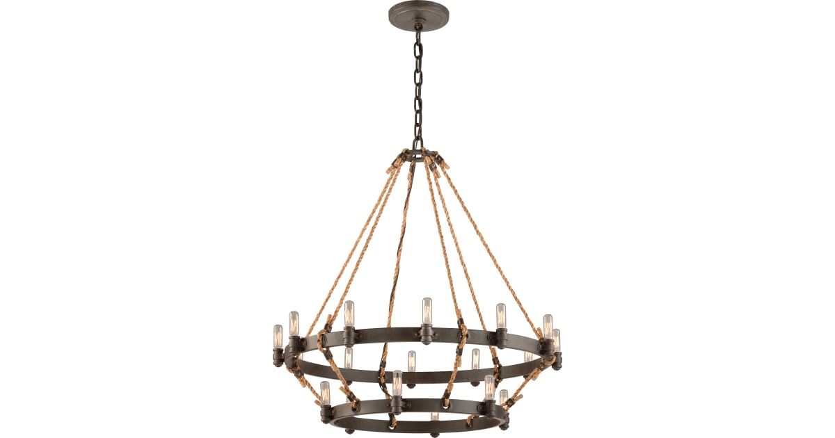 Troy Lighting F3128 Pike Place 18 Light 2 Tier Chandelier | Build.com