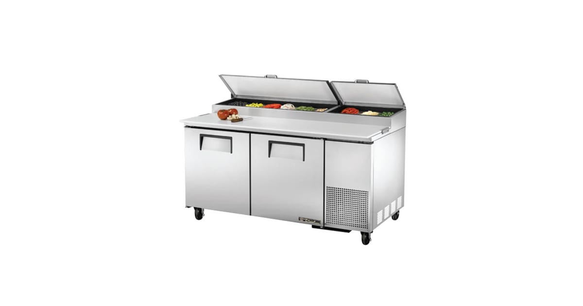 True TPPAT67HC 67" Pizza Prep Table with Alternate Top