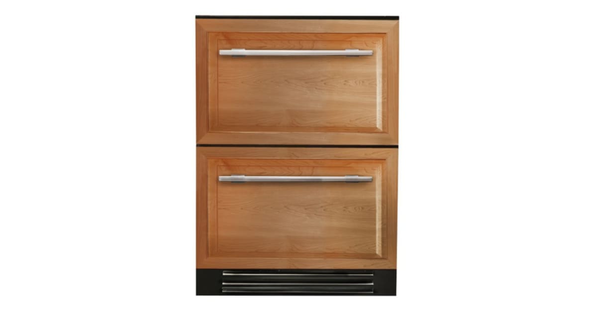 True TUR-24-D-OP-B Solid Panel Ready Drawers - 2 Dividers Per Drawer