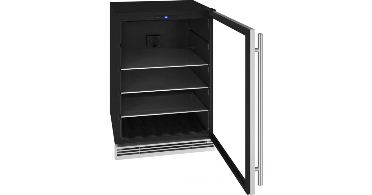 ULine UHBV024SG01A 24 Inch Wide Beverage Center with