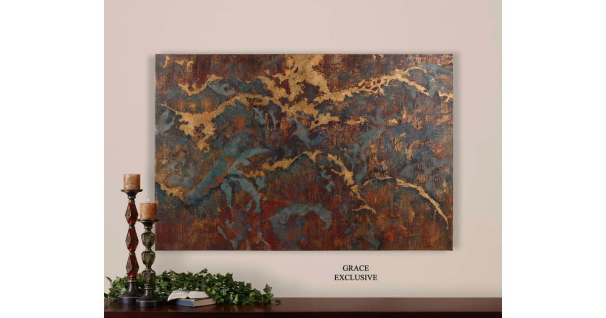 Uttermost 32182 Hand Painted Oil on Canvas Stormy Night