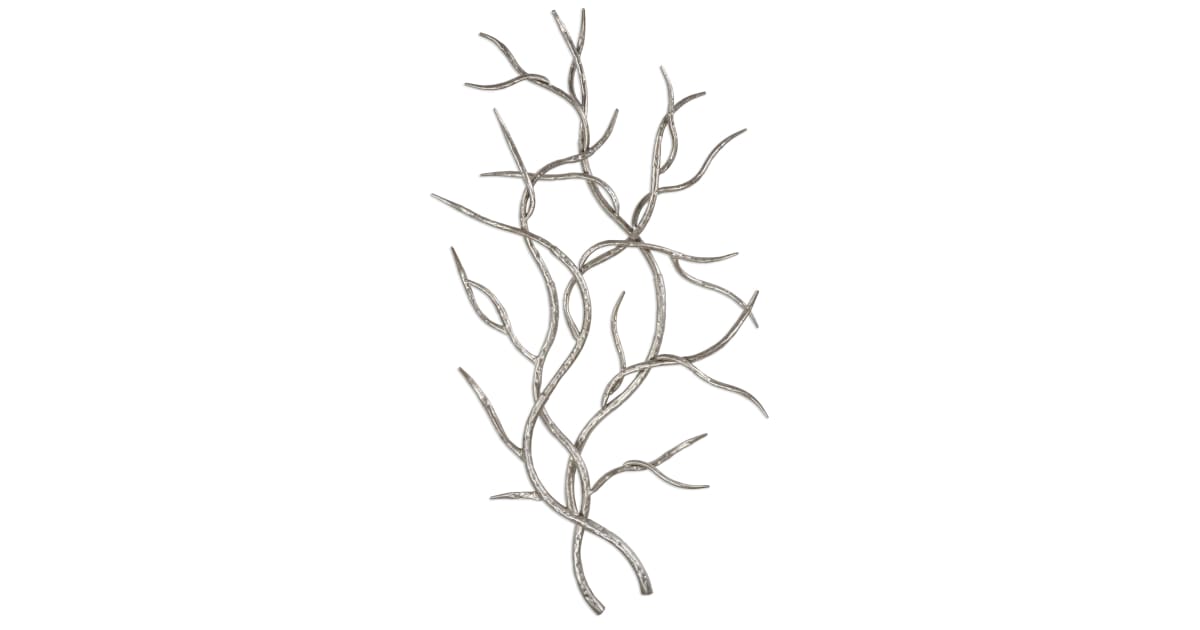 Uttermost 04053 Silver Branches 20 1/2 Inch x 36 5/8 Inch