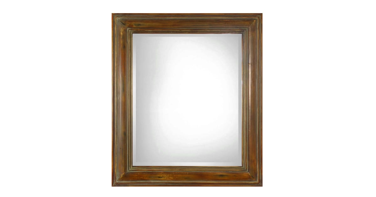 Uttermost 07016 Darian 42 Inch X 36 Build Com Uttermost 07016 Darian 42 Inch X 36, 36 X 42 Framed Beveled Mirror