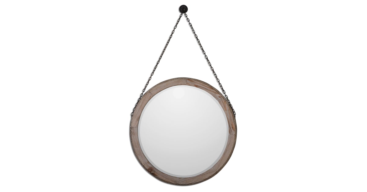 Uttermost 07656 Loughlin 34" Round Rustic