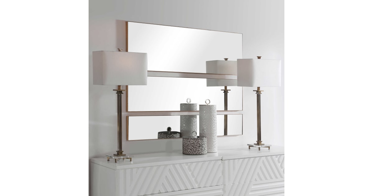 Uttermost 09631 Rowling Set of (3) Modern Wall Mirrors