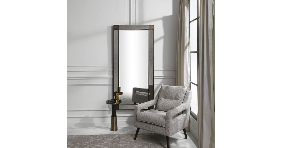 Uttermost 09676 Newcomb 72" x 34" Rectangular Vintage Modern Floor Full ...