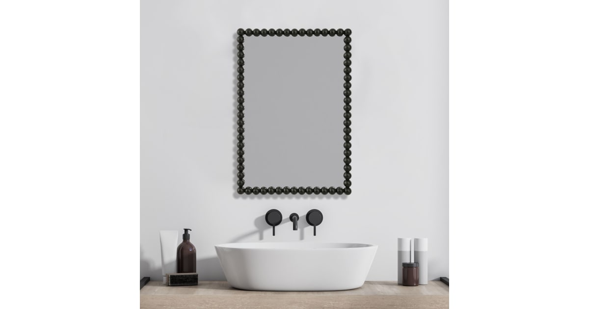 Uttermost 09789 Serna 30" x 201/2" Framed Bathroom Mirror